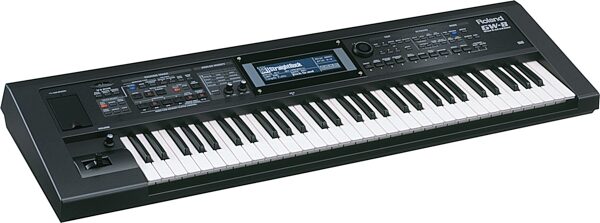 Roland GW8 Interactive Music Workstation Keyboard, Angle