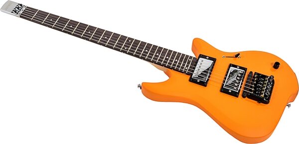 Jamstik Studio MIDI Electric Guitar (with Gig Bag), Orange, Action Position Back