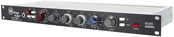 Heritage Audio HA73EQ Elite Series Microphone Preamplifier with Equalizer, New, Side