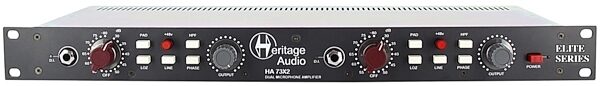 Heritage Audio HA-73X2 Elite Series Dual Microphone Preamplifier, New, Main