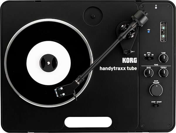 Korg handytraxx tube Portable Record Player, New, Action Position Back