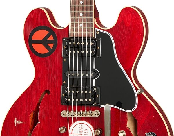 Gibson Custom Shop Alvin Lee "Big Red" ES-335 Electric Guitar (with Case), Action Position Back