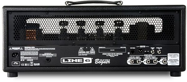 Line 6 Spider Valve HD100 Guitar Amplifier Head (100 Watts), Back