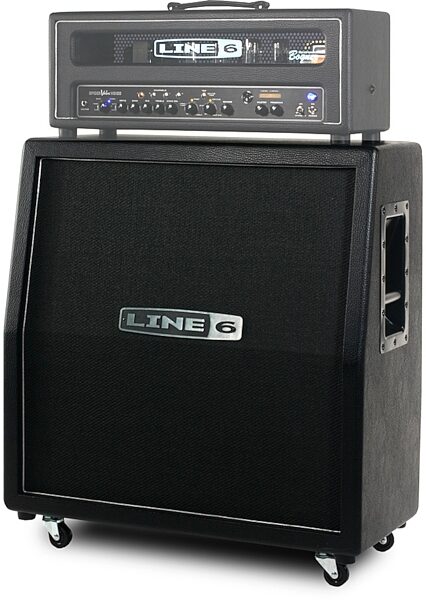 Line 6 Spider Valve Guitar Speaker Cabinet (240 Watts, 4x12"), Slant with Head