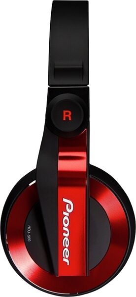 Pioneer HDJ-500 DJ Headphones, Red 5