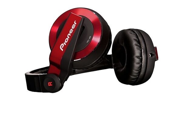 Pioneer HDJ-500 DJ Headphones, Red 4