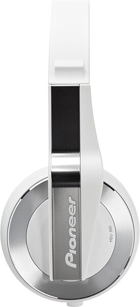 Pioneer HDJ-500 DJ Headphones, White 4