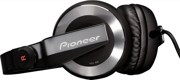 Pioneer HDJ-500 DJ Headphones, Black 5