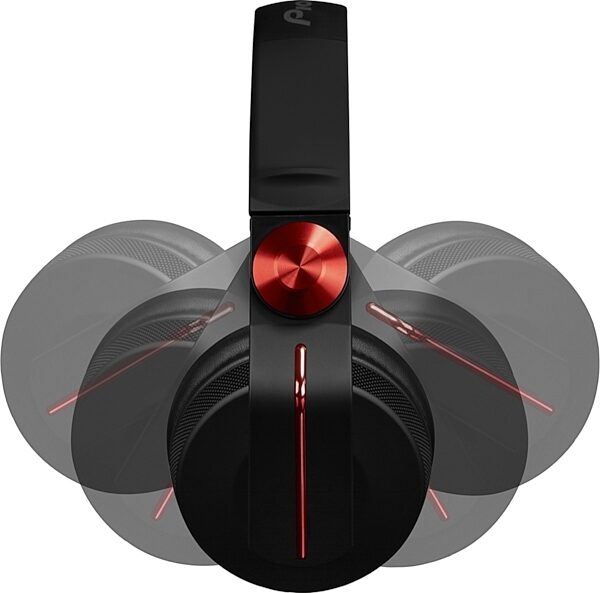 Pioneer HDJ-700K DJ Headphones, Red 2