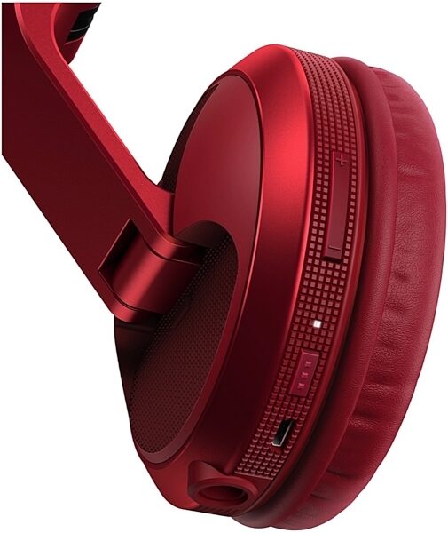 Pioneer DJ HDJ-X5BT Wireless Bluetooth DJ Headphones, Red, Bt