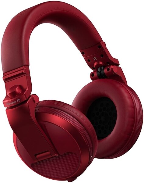 Pioneer DJ HDJ-X5BT Wireless Bluetooth DJ Headphones, Red, Main