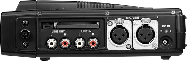 TASCAM HD-P2 Hi-Res Portable Stereo Recorder, Left Side