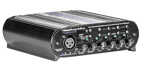 ART HeadAMP 4 Pro Five-Channel Headphone Amplifier, New, view