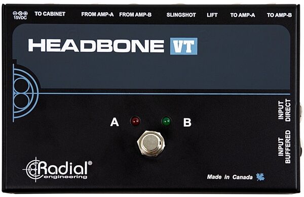 Radial Tonebone Headbone VT Amplifier Head Switcher, New, Main