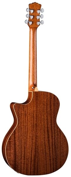 Luna Henna Oasis Spruce Top Acoustic-Electric Guitar, Back