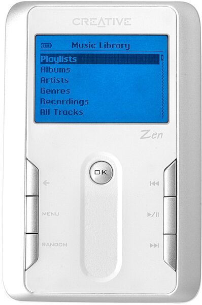 Creative Zen Touch Music Player, Main