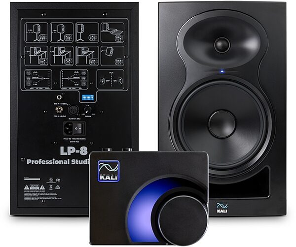 Kali Audio LP-8 2-Way 8" Powered Studio Monitor, Package with MV-BT