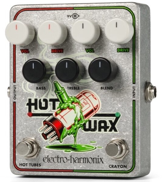 Electro-Harmonix Hot Wax Dual Overdrive Pedal, Blemished, Main