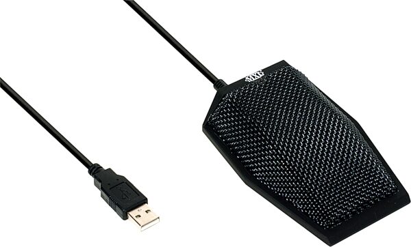 MXL AC-404 USB Boundary Conferencing Microphone, Black, Action Position Back