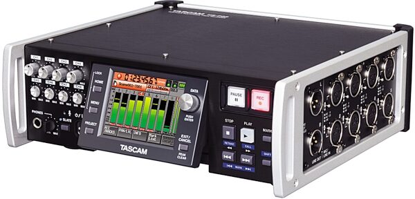 TASCAM HS-P82 High-Resolution 8-Track Recorder, Angle