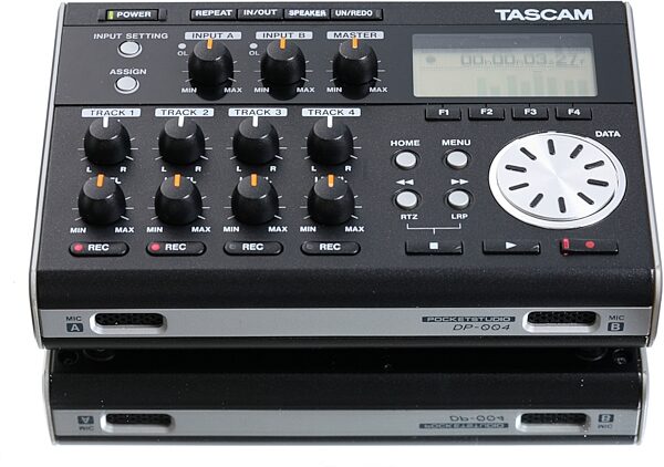 TASCAM DP-004 4-Track Digital Pocketstudio, Front Slant