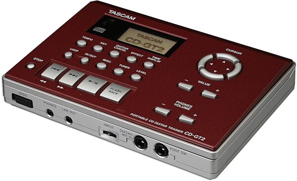 TASCAM CD-GT2 Portable CD Guitar Trainer, Angle View 2