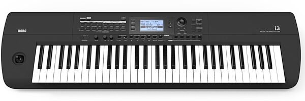 Korg i3 Music Workstation Arranger Keyboard, 61-Key, Black, Action Position Back