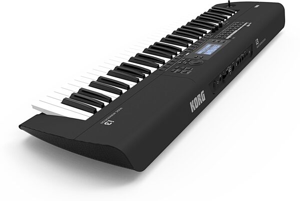 Korg i3 Music Workstation Arranger Keyboard, 61-Key, Black, Action Position Back