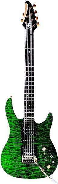 Brian Moore iGuitar9.13 Electric Guitar with Roland Interface, Emerald Green