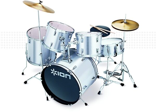 Ion Audio IAD04 5-Piece Drum Kit, Main