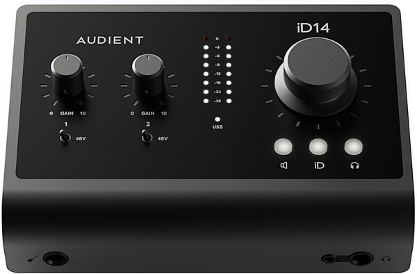 Audient iD14 MK2 USB Audio Interface, New, Action Position Back