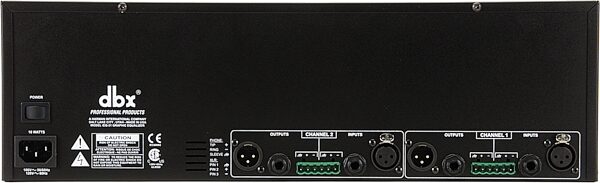 dbx iEQ31 Dual 31-Band Graphic EQ and Limiter, Rear