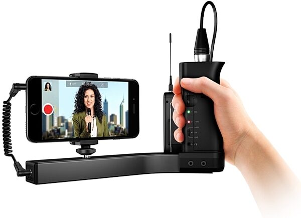 IK Multimedia iKlip A/V Smartphone Video Stabilizer Mount + XLR Audio Interface, Main