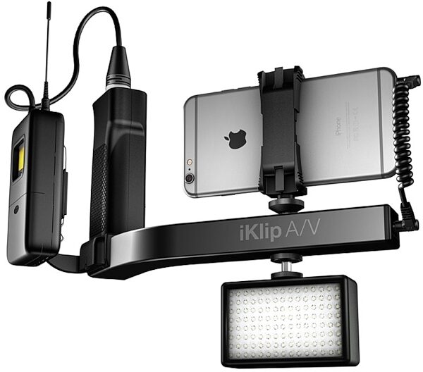 IK Multimedia iKlip A/V Smartphone Video Stabilizer Mount + XLR Audio Interface, View 10