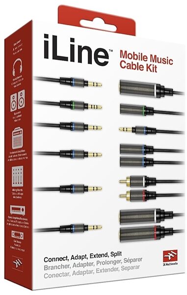 IK Multimedia iLine Mobile Music Cable Kit, Main