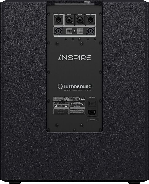 Turbosound iNSPIRE iP15B Powered Subwoofer Speaker, Action Position Back