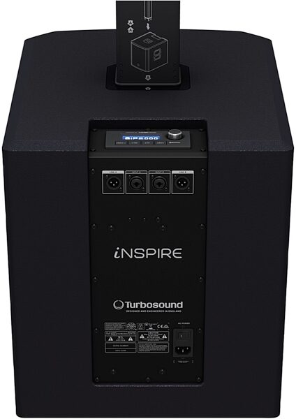 Turbosound iNSPIRE iP2000 Column Loudspeaker PA System, Back