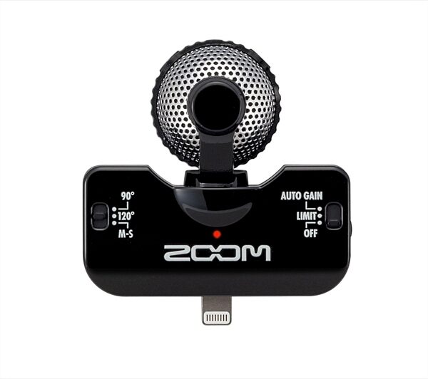Zoom iQ5 Stereo Microphone for iOS, Black