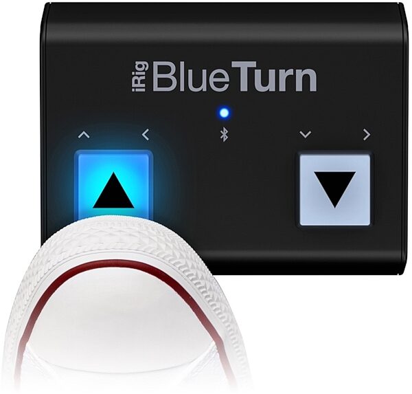 IK Multimedia iRig BlueTurn Bluetooth Page Turner, Top