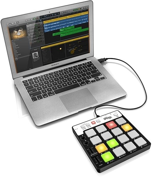 IK Multimedia iRig Pads iOS/USB MIDI Pad Controller, In Use 4