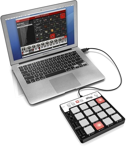 IK Multimedia iRig Pads iOS/USB MIDI Pad Controller, In Use 5