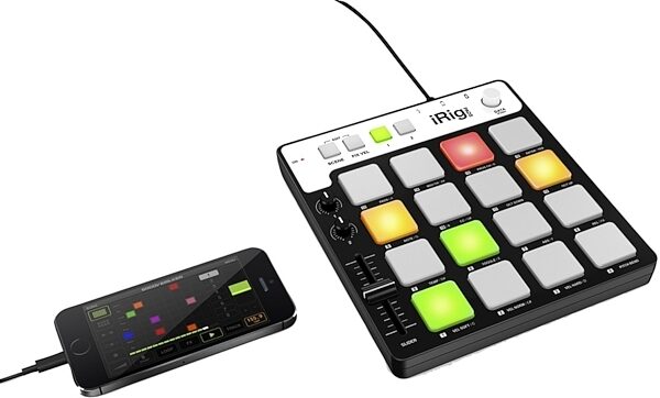 IK Multimedia iRig Pads iOS/USB MIDI Pad Controller, In Use 3