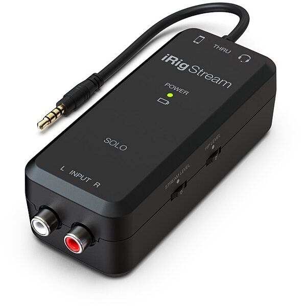 IK Multimedia iRig Stream Solo TRRS Audio Interface, New, view