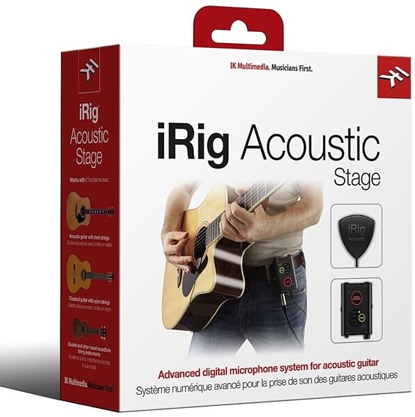 IK Multimedia iRig Acoustic Stage Microphone System for Acoustic Guitar, Alt