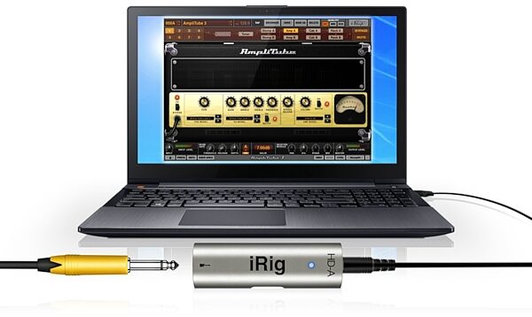 IK Multimedia iRig HD-A Android Guitar Interface, In Use 1