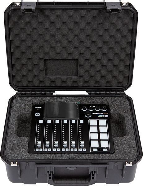 SKB iSeries 3i1813-7-RP2 Case for Rode RODECaster Pro II and Microphones, 3i1813-7-RP2, Action Position Back