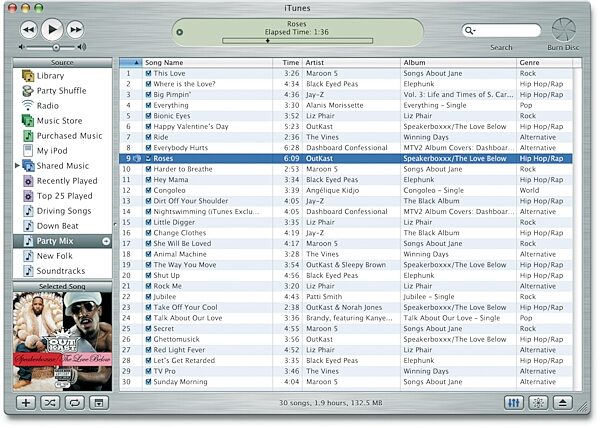 Apple iLife Software (Macintosh), iTunes