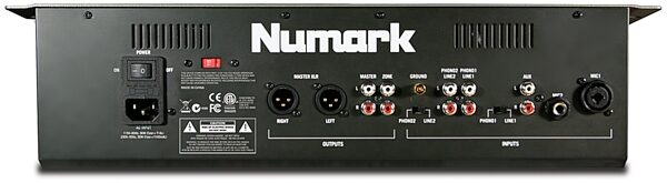 Numark iCDMIX3 Dual CD/MP3 Performance System with Universal Dock, Back