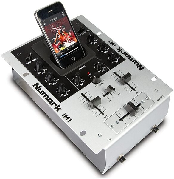 Numark iM1 DJ Mixer with iPod Dock, 2-Channel, Main
