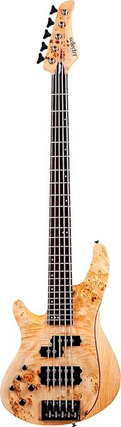 Schecter Reaper-5 Electric Bass, 5-String (Left-Handed), Natural Satin, view